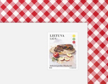 Saldus lietuvių pasirinkimas: obuolių sūris puoš naująjį pašto ženklą